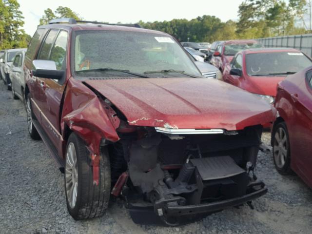 5LMJJ2HT3FEJ02599 - 2015 LINCOLN NAVIGATOR Burgund zdjęcie 1