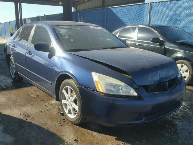 1HGCM66523A020130 - 2003 HONDA ACCORD BLUE photo 1