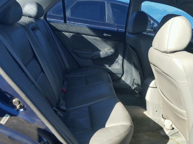 1HGCM66523A020130 - 2003 HONDA ACCORD BLUE photo 6