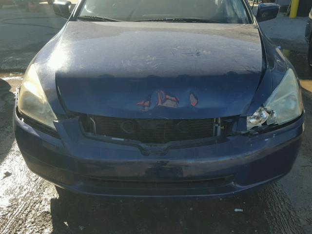 1HGCM66523A020130 - 2003 HONDA ACCORD BLUE photo 9