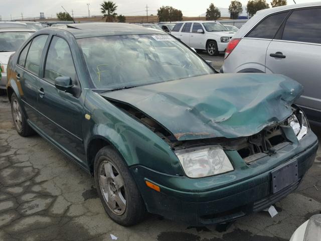 3VWSA29M8XM063990 - 1999 VOLKSWAGEN JETTA GLS GREEN photo 1