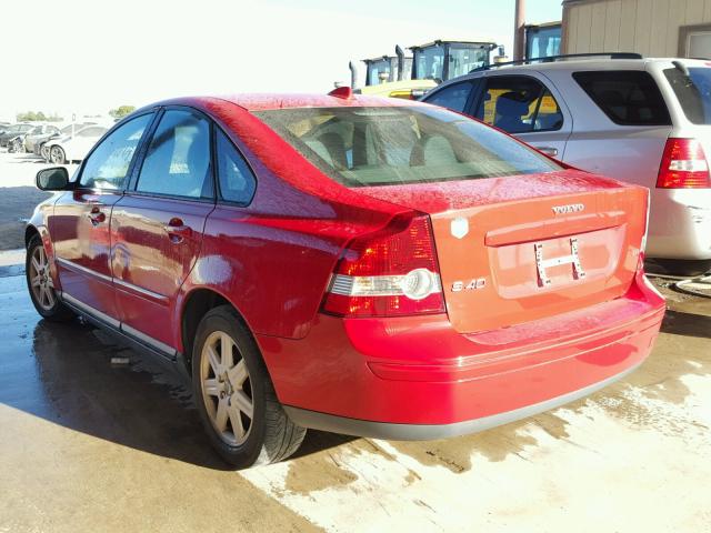 YV1MS382572274841 - 2007 VOLVO S40 2.4I RED photo 3