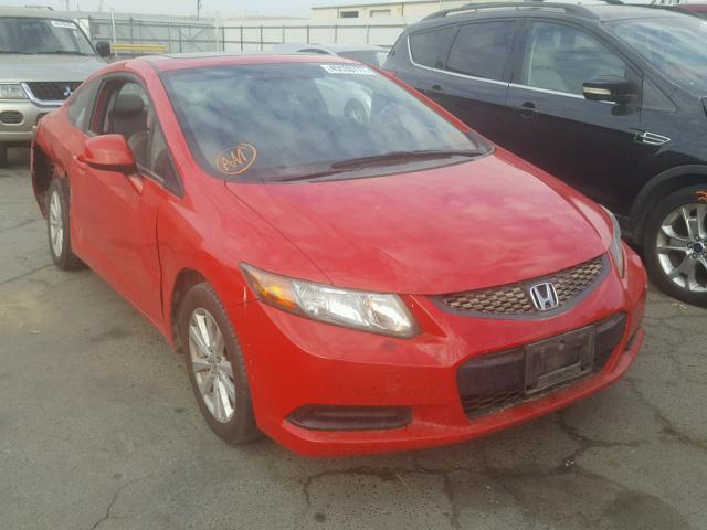 2HGFG3B86CH552680 - 2012 HONDA CIVIC EX RED photo 1