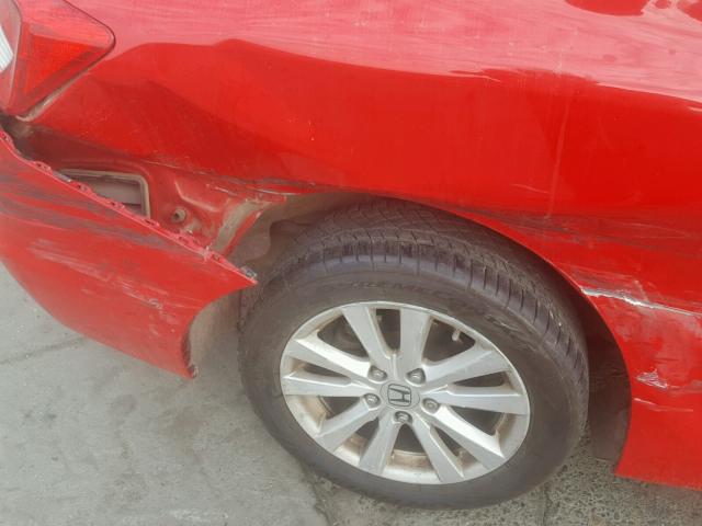 2HGFG3B86CH552680 - 2012 HONDA CIVIC EX RED photo 9