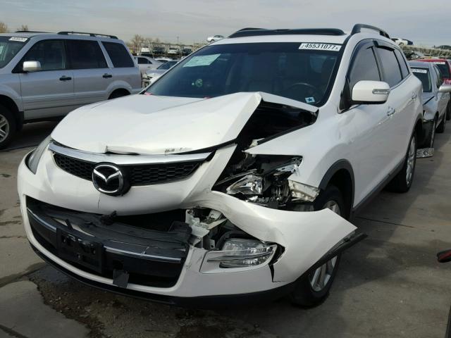 JM3TB38V980148482 - 2008 MAZDA CX-9 WHITE photo 2