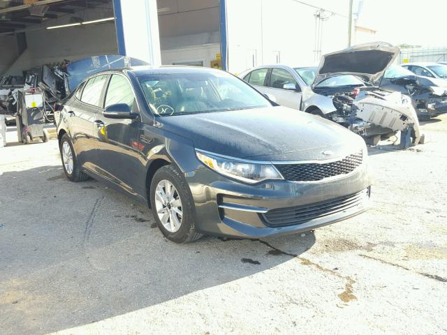 KNAGT4L34G5070968 - 2016 KIA OPTIMA LX GRAY photo 1