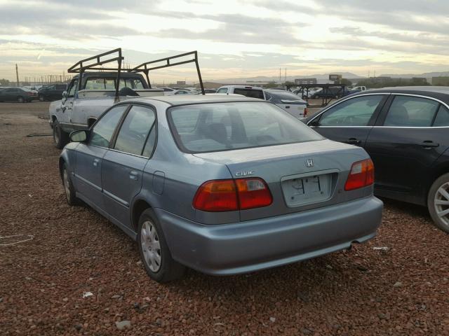 2HGEJ6618YH558807 - 2000 HONDA CIVIC BASE TEAL photo 3