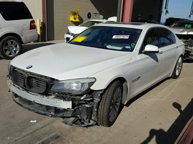 WBAKB8C56ACY64153 - 2010 BMW 750 WHITE photo 2