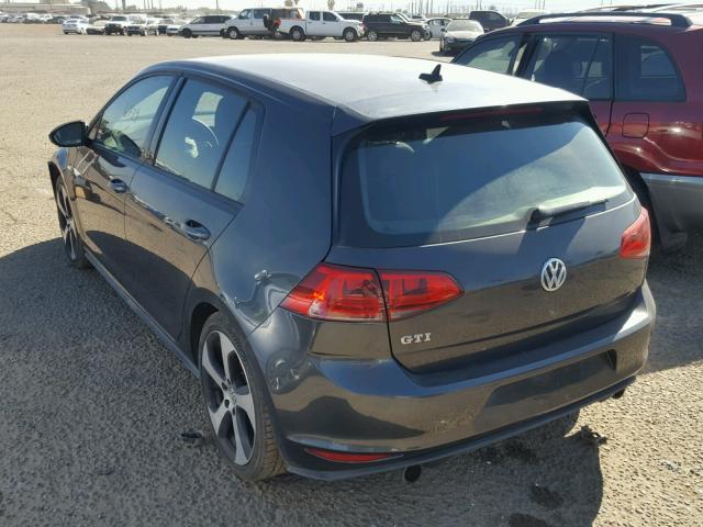 3VW5T7AU7FM034236 - 2015 VOLKSWAGEN GTI BLACK photo 3