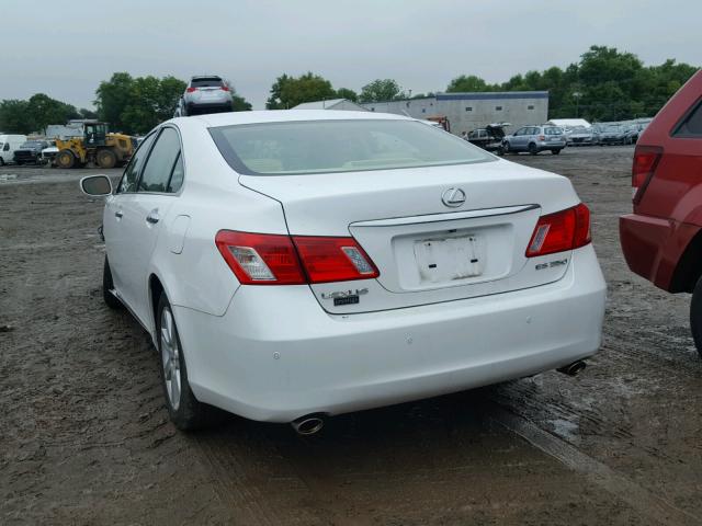 JTHBJ46G982179199 - 2008 LEXUS ES 350 WHITE photo 3