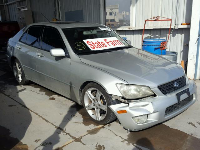 JTHBD192X20058707 - 2002 LEXUS IS 300 SILVER photo 1