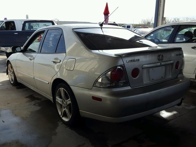 JTHBD192X20058707 - 2002 LEXUS IS 300 SILVER photo 3