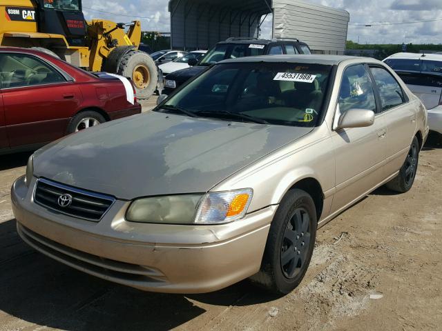 4T1BG22K01U872280 - 2002 TOYOTA CAMRY CE/L TAN photo 2