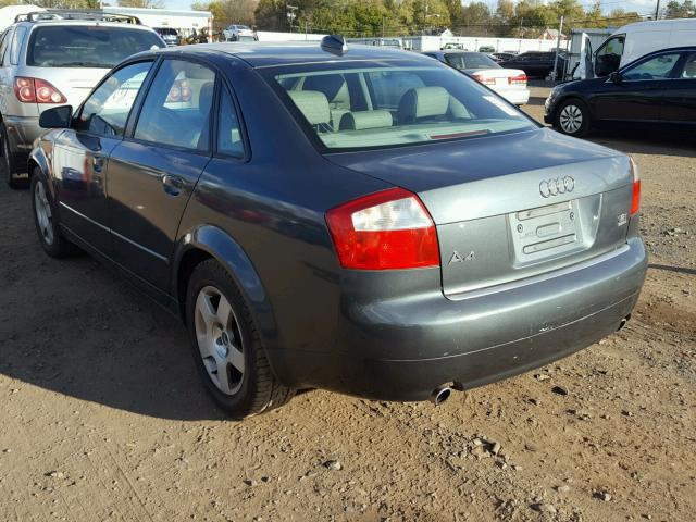 WAULC68E64A213295 - 2004 AUDI A4 GRAY photo 3