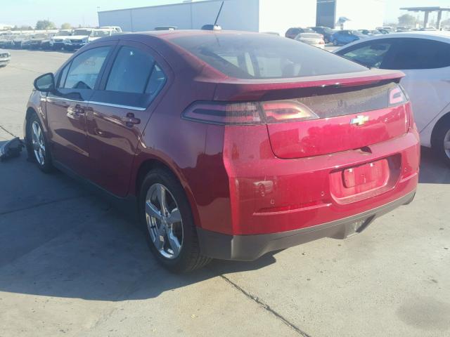 1G1RD6E43FU137664 - 2015 CHEVROLET VOLT RED photo 3