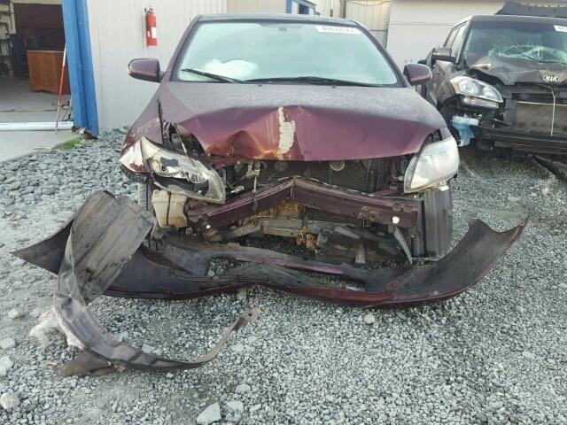 JTKDE167350025066 - 2005 TOYOTA SCION TC 栗色 照片 9