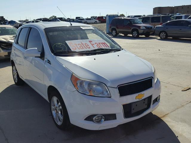 KL1TG6DE8BB253812 - 2011 CHEVROLET AVEO LT WHITE photo 1