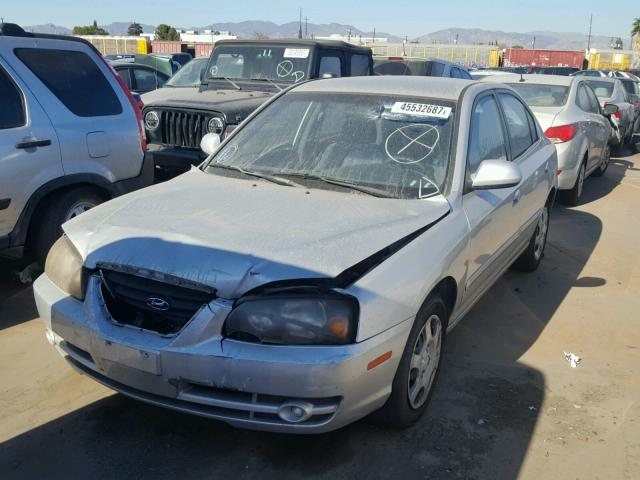 KMHDN46D64U834546 - 2004 HYUNDAI ELANTRA GL SILVER photo 2