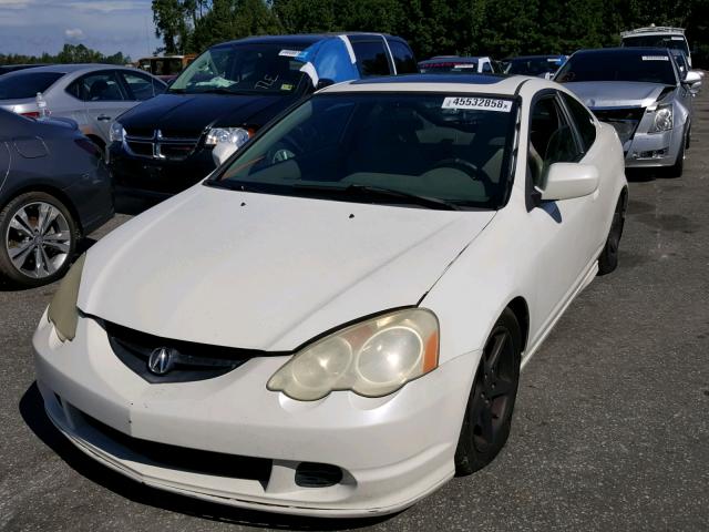 JH4DC53082C041672 - 2002 ACURA RSX TYPE-S WHITE photo 2