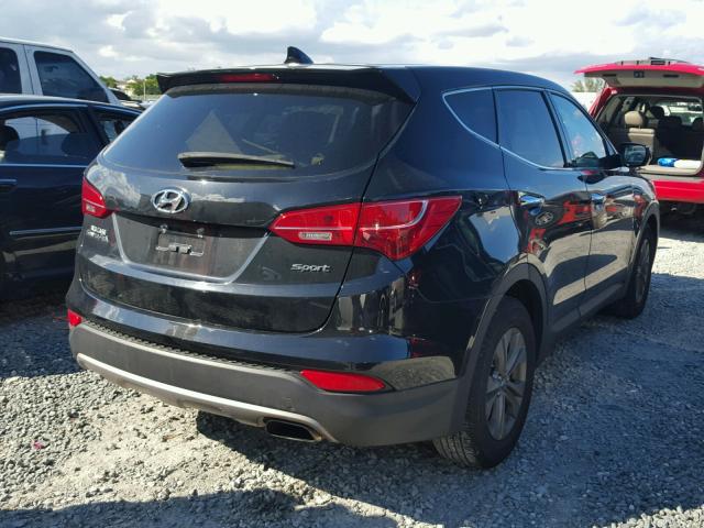 5XYZT3LB6GG353733 - 2016 HYUNDAI SANTA FE S BLACK photo 4