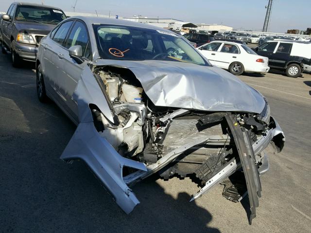 3FA6P0LU0HR217165 - 2017 FORD FUSION SE SILVER photo 1