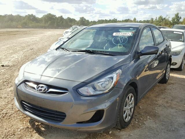 KMHCT4AE9DU399510 - 2013 HYUNDAI ACCENT GLS SILVER photo 2