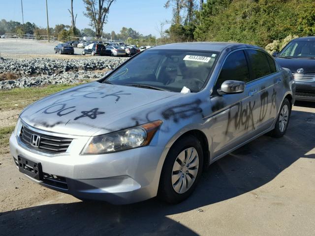 1HGCP26308A023422 - 2008 HONDA ACCORD LX SILVER photo 2