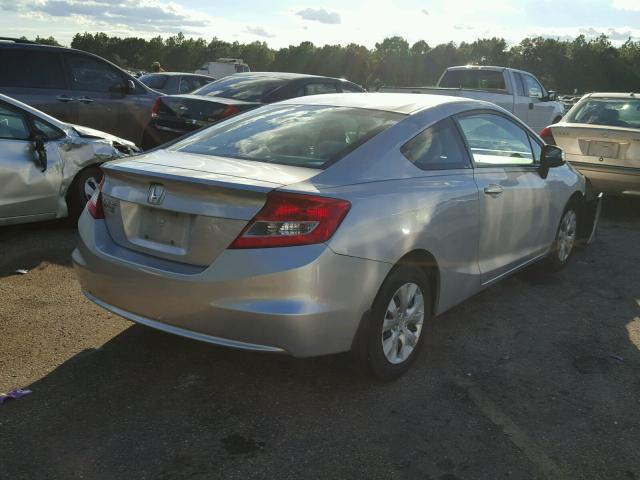 2HGFG3B56CH559201 - 2012 HONDA CIVIC LX SILVER photo 4