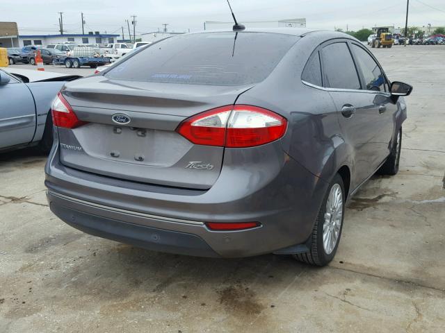 3FADP4CJ0EM180518 - 2014 FORD FIESTA TIT GRAY photo 4