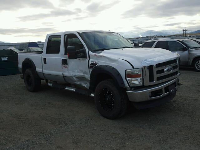 1FTSW21R68EC08219 - 2008 FORD F250 SUPER WHITE photo 1