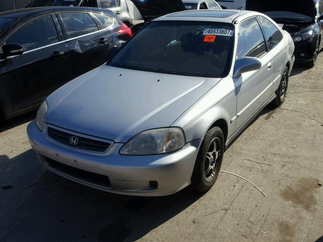 1HGEJ8246YL095693 - 2000 HONDA CIVIC EX 银色 照片 2