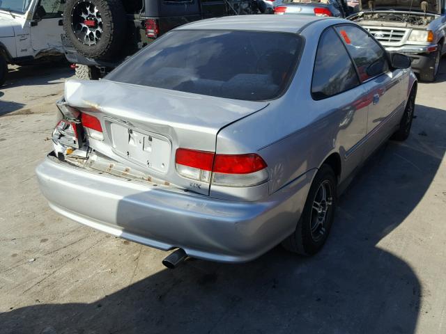 1HGEJ8246YL095693 - 2000 HONDA CIVIC EX 银色 照片 4