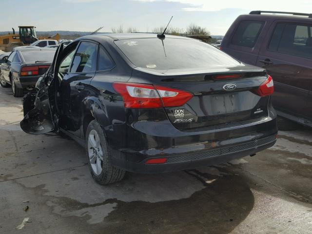 1FADP3F29DL243534 - 2013 FORD FOCUS SE BLACK photo 3