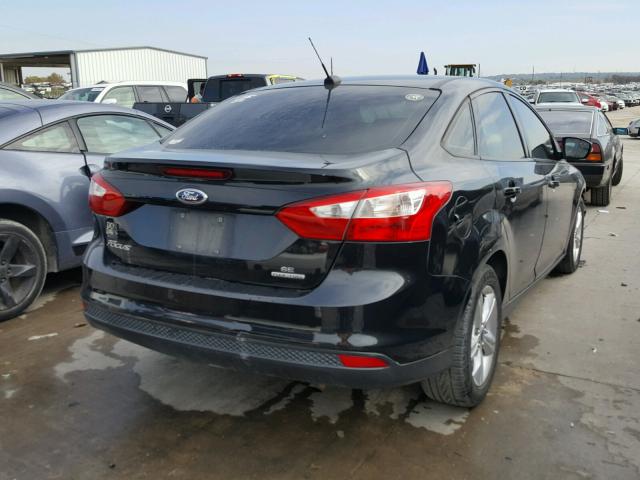 1FADP3F29DL243534 - 2013 FORD FOCUS SE BLACK photo 4