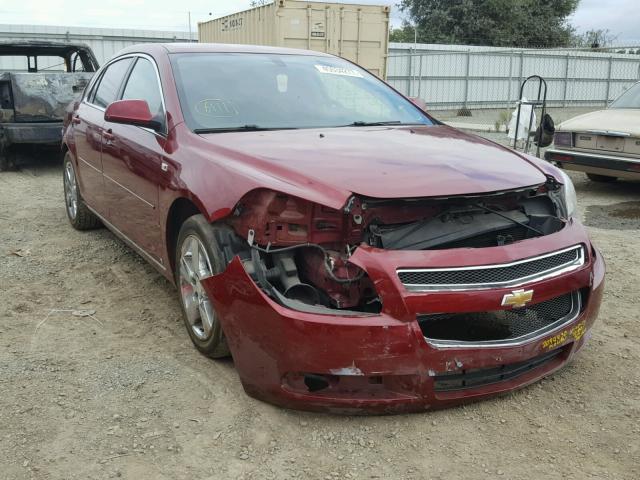 1G1ZJ57B58F209616 - 2008 CHEVROLET MALIBU 2LT BURGUNDY photo 1