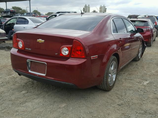 1G1ZJ57B58F209616 - 2008 CHEVROLET MALIBU 2LT BURGUNDY photo 4