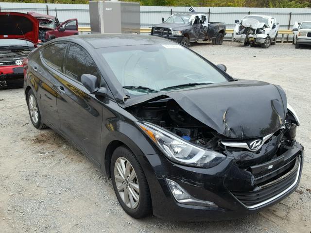 KMHDH4AE8FU389463 - 2015 HYUNDAI ELANTRA SE BLACK photo 1