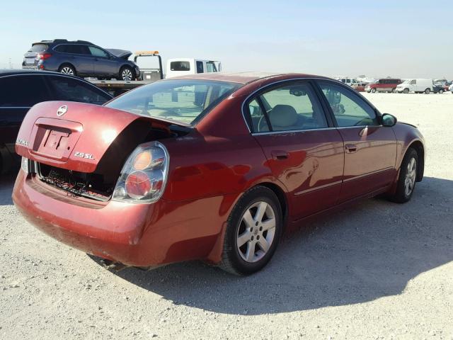 1N4AL11D03C348523 - 2003 NISSAN ALTIMA BAS BURGUNDY photo 4