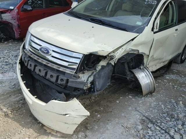 2FMDK39CX7BB37784 - 2007 FORD EDGE SEL P CREAM photo 9