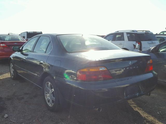 19UUA5667YA063658 - 2000 ACURA 3.2TL GREEN photo 3