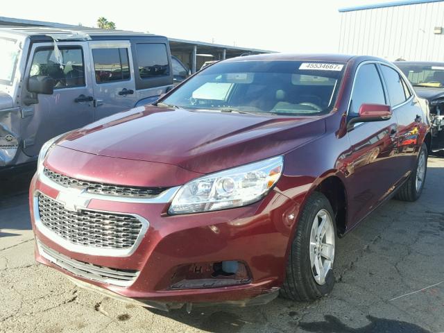 1G11C5SA1GF135177 - 2016 CHEVROLET MALIBU LIM RED photo 2