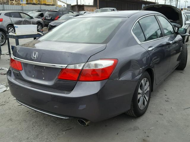 1HGCR2F34DA273217 - 2013 HONDA ACCORD LX CHARCOAL photo 4