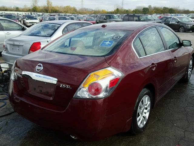 1N4AL2AP5CC158541 - 2012 NISSAN ALTIMA BAS MAROON photo 4