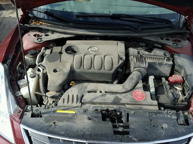 1N4AL2AP5CC158541 - 2012 NISSAN ALTIMA BAS MAROON photo 7