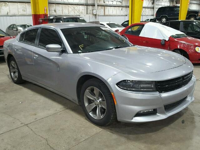 2C3CDXHG0FH836220 - 2015 DODGE CHARGER SX SILVER photo 1