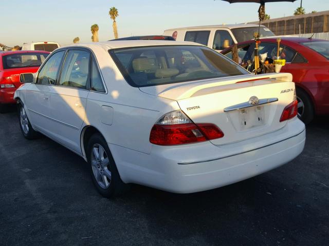 4T1BF28B24U349924 - 2004 TOYOTA AVALON XL WHITE photo 3