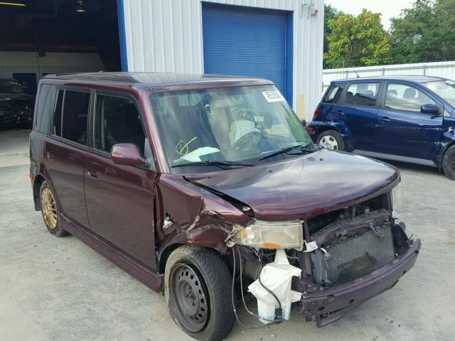 JTLKT324764051471 - 2006 TOYOTA SCION XB Бордовый фото 1