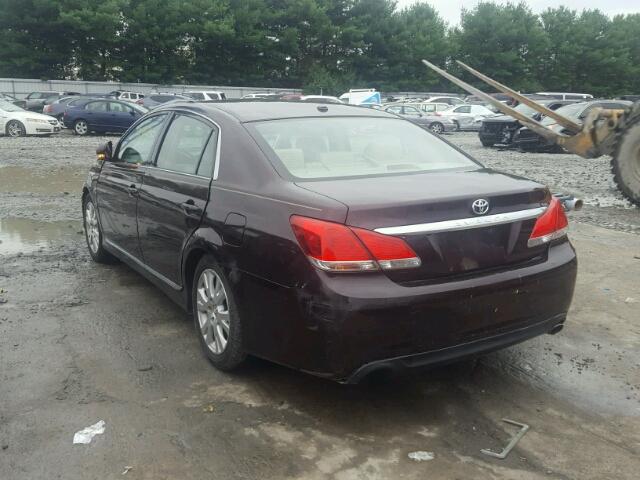 4T1BK3DB2BU410659 - 2011 TOYOTA AVALON BAS Kasztanowy zdjęcie 3
