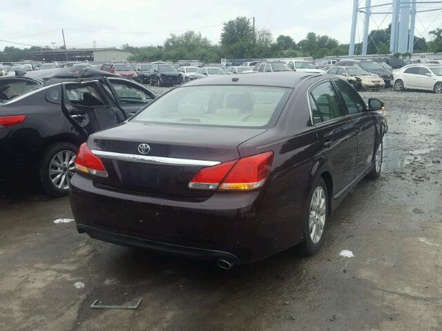 4T1BK3DB2BU410659 - 2011 TOYOTA AVALON BAS Kasztanowy zdjęcie 4