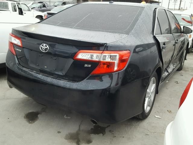 4T1BF1FK6CU573354 - 2012 TOYOTA CAMRY BASE BLACK photo 4